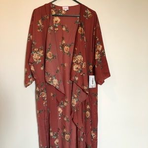 LulaRoe Shirley silk fabric never worn